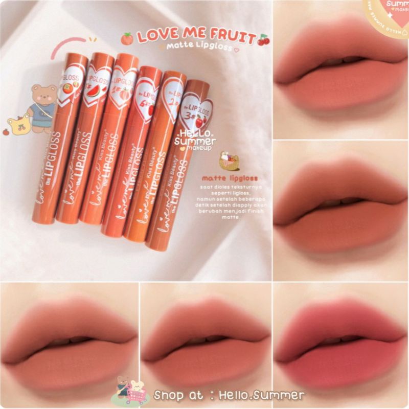 𝗩𝗘𝗟𝗩𝗘𝗧 𝗠𝗔𝗧𝗧𝗘 - LIPSTIK WARNA NUDE PINK NUDE OREN BISA PILIH WARNA LIPSTIK