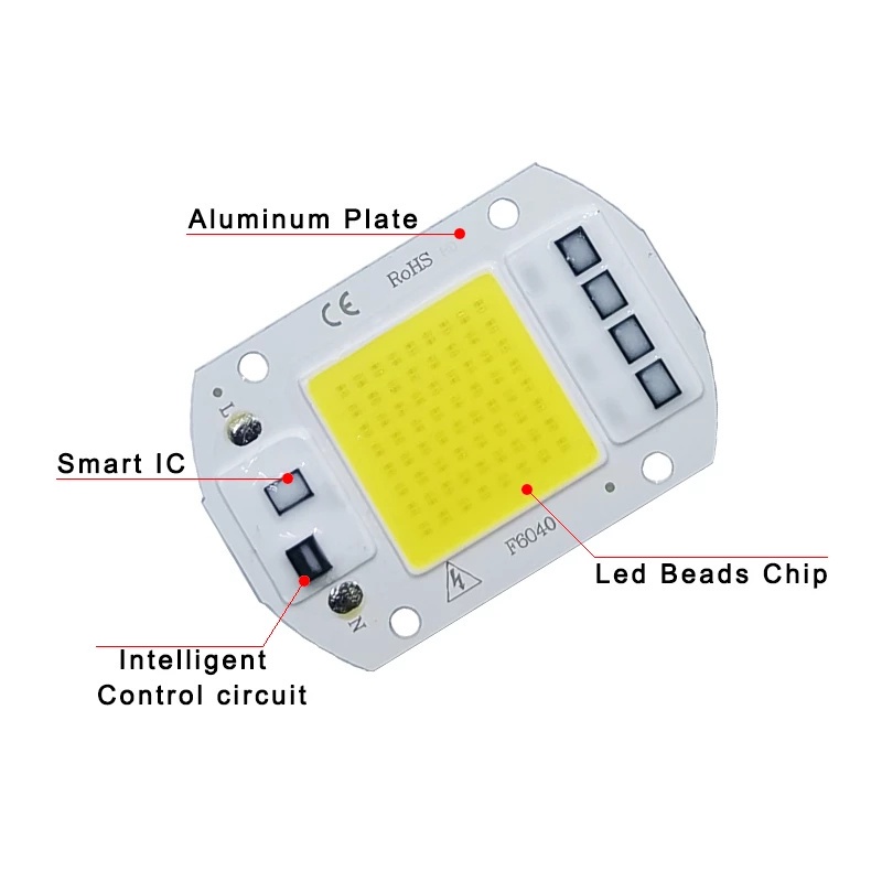 Lampu Sorot COB LED Super Terang Power Saving DIY Untuk Jalan / Lanskap