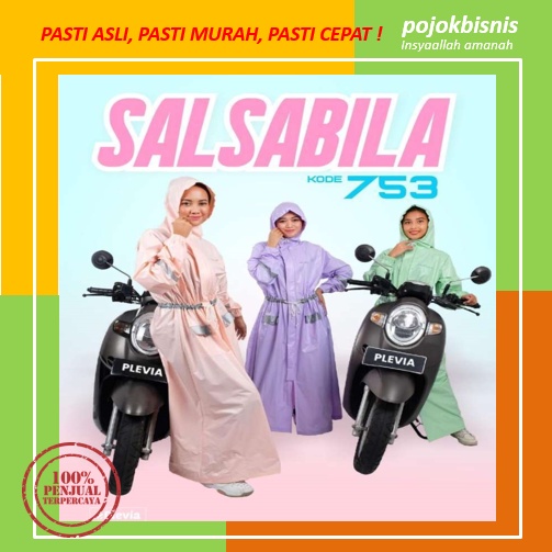 JAS HUJAN JUMBO WANITA MUSLIMAH / JAS HUJAN WANITA TERUSAN PREMIUM   / JAS HUJAN GAMIS