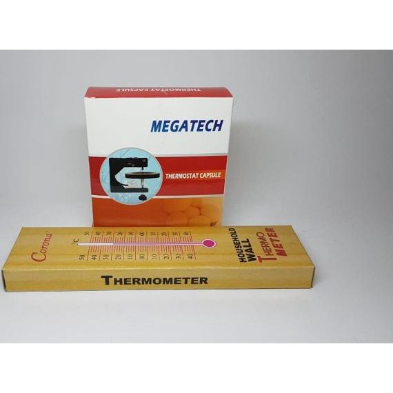 

EXCLUSIVE!Termostat kapsul Megatek dan Termometer kayu Unesco Thermostat penetas|KD9