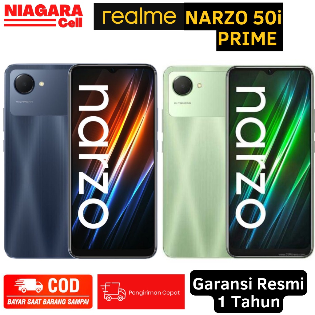 Realme Narzo 50i Prime Garansi Resmi
