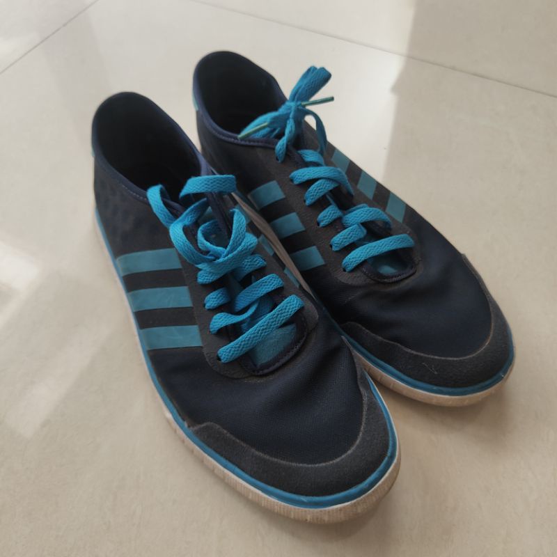 SEPATU ADIDAS NEO ORIGINAL PRELOVED SECOND THRIFT WARNA BIRU