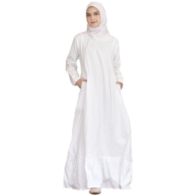 Fayrany Baju Gamis Ibu Putih Dandelion FBG-WP-001