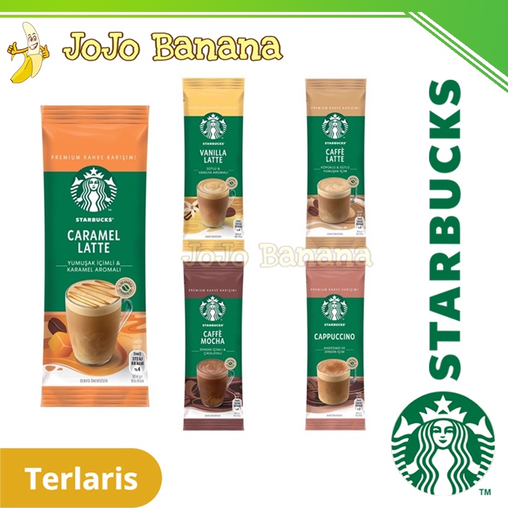 Jual STARBUCKS Premium Instant Coffee Sachet Turkey Kemasan Serbuk