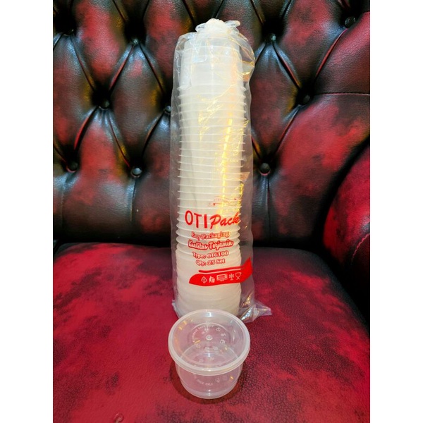 Cup sambal / puding 100 ml isi 25 set