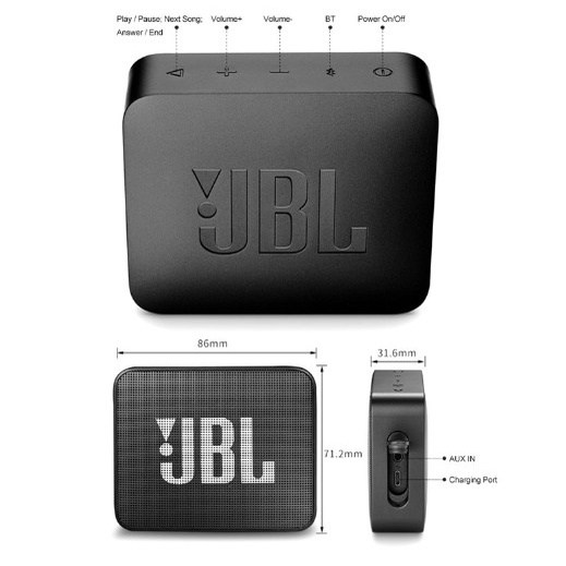 Speaker Bluetooth JBL GO 2 Portable Wireless Speaker Bluetooth SPK802