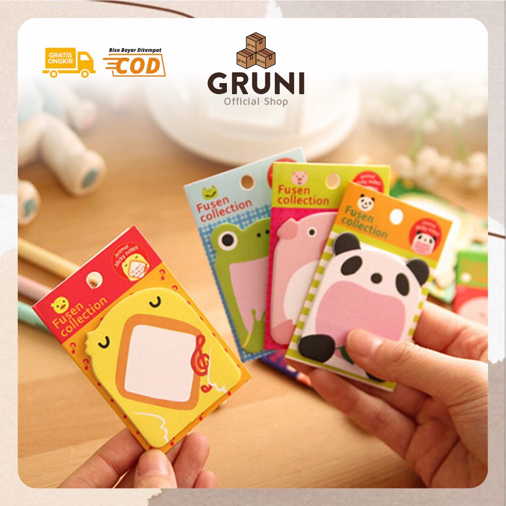 

GRUNI ST0004 Sticky Notes Animal
