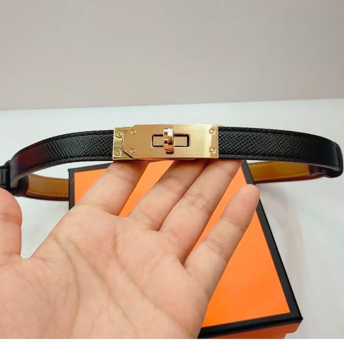 Belt kulit wanita Hermes premium leather import terbaru include box