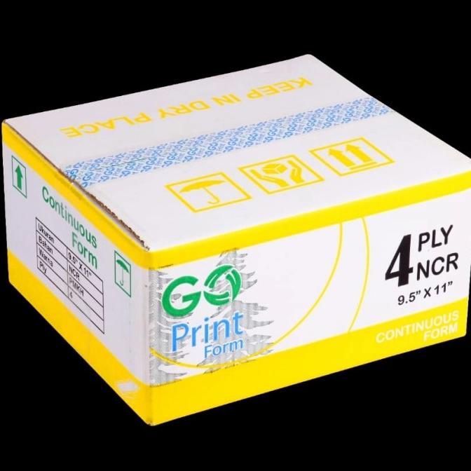 

SALE Continuous Form 9,5 x 11 4 ply NCR ( Bisa request bagi 2)