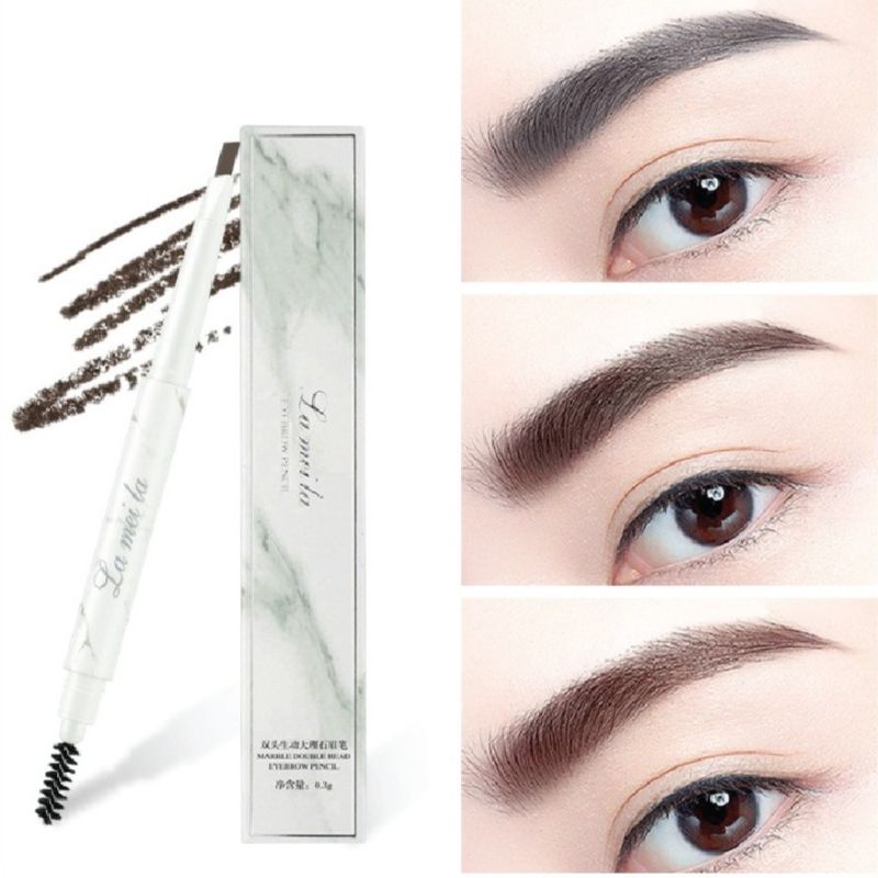 Eyebrow Pensil Alis 2in1 Waterproof Anti Air