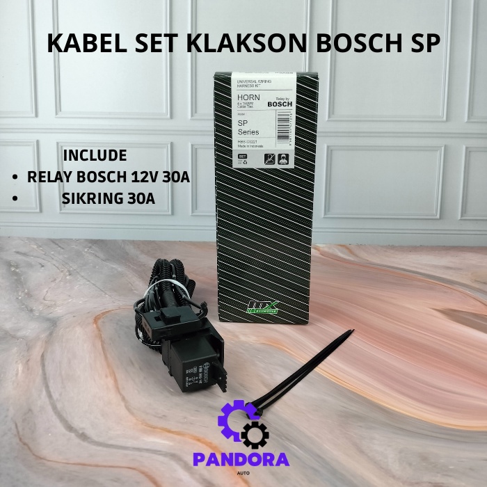 KABEL RELAY KLAKSON MOBIL DAN MOTOR BOSCH KABEL RELAY SET ORIGINAL