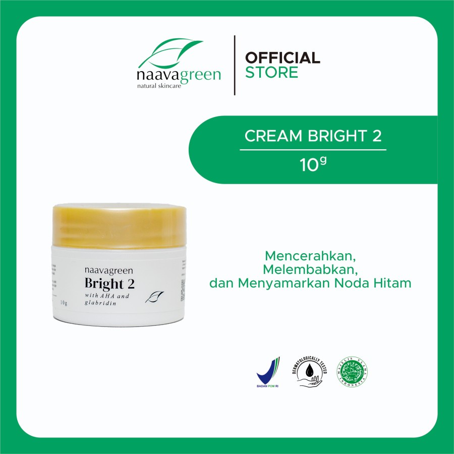 Naavagreen Brightening 2 NAAVAGREEN KRIM PAGI - NAAVAGREEN KRIM DOKTER - NG Bright 2