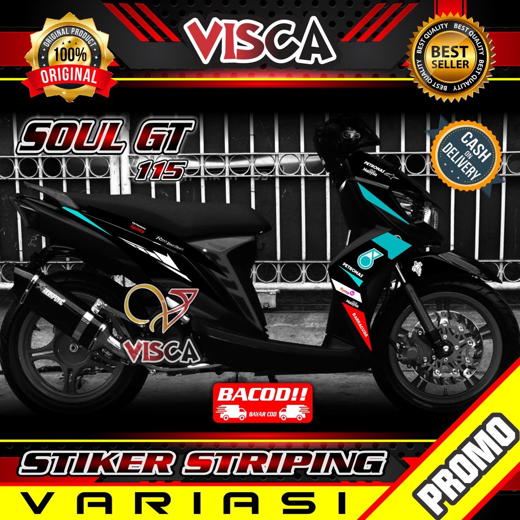 Striping Mio Soul Gt 115 Stiker Mio Soul Gt 115 Striping Soul Gt 115 Stiker Motor Soul Gt 115 Petron