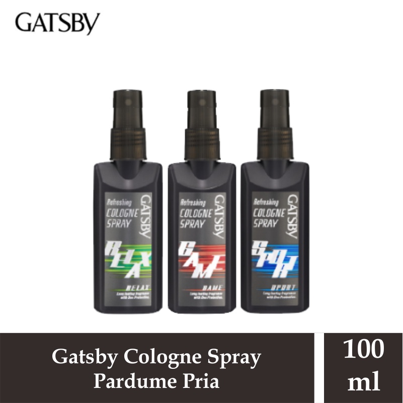 ★ BB ★ GATSBY Cologne Spray 100ml - Game - Sport - Relax