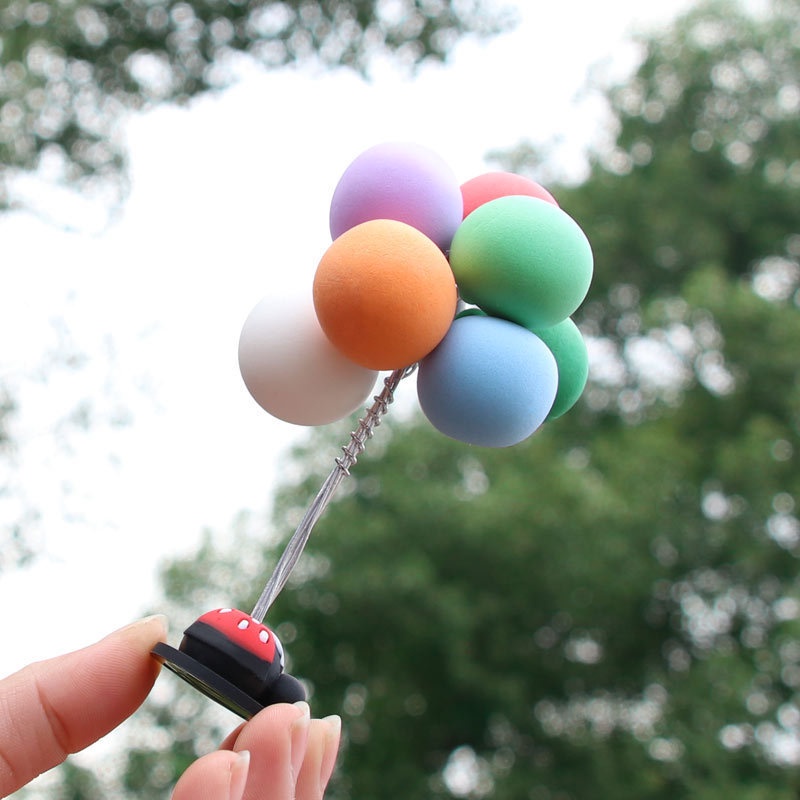 Ornamen Balon Mini Untuk Dekorasi Dashboard Mobil