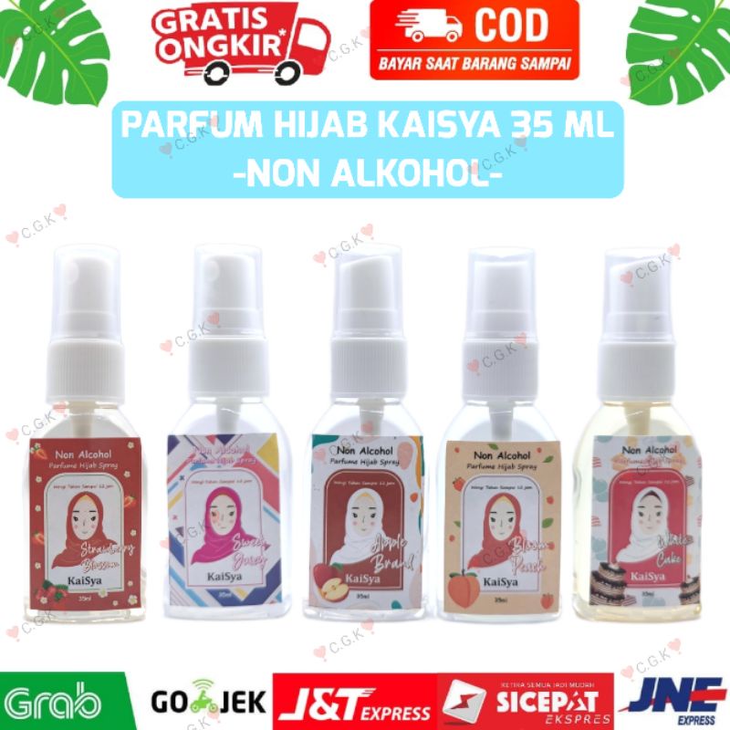 PARFUM KAISYA HIJAB 35 ML PREMIUM /PARFUM TAHAN LAMA / MINYAK WANGI WANITA