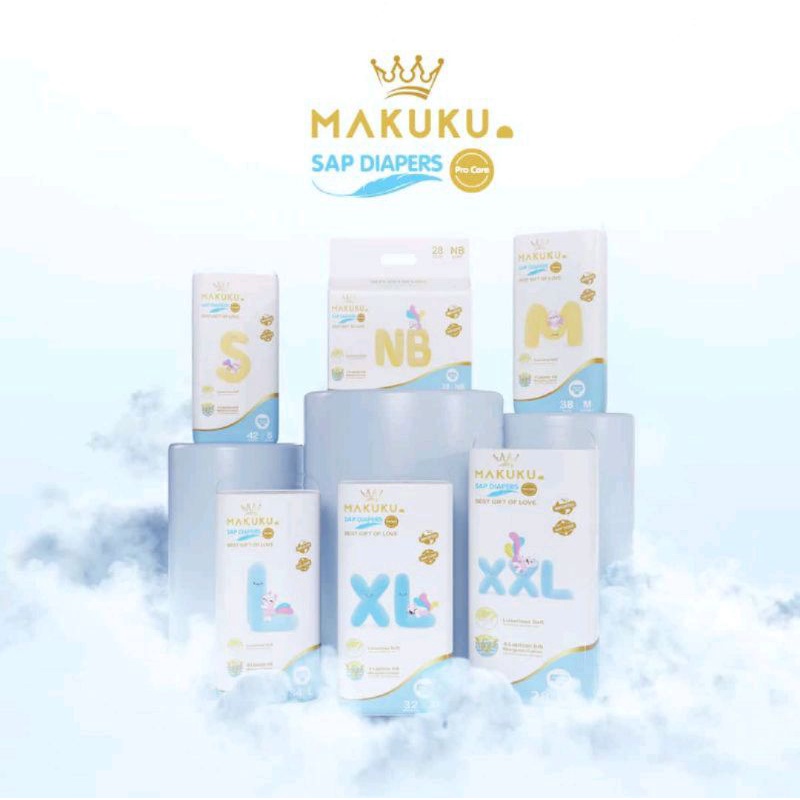 MAKUKU SAP DIAPER Pro Care Tape &amp; Pants