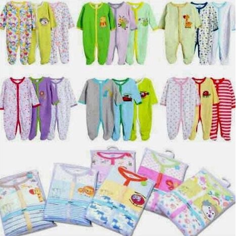 Jumper panjang pendek  IMPORT sleep suit import ROMPER bayi