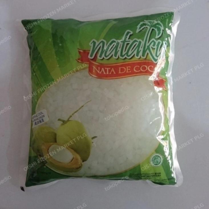 

Klaim promo--Nataku nata de coco 1kg per pcs potongan 5mm