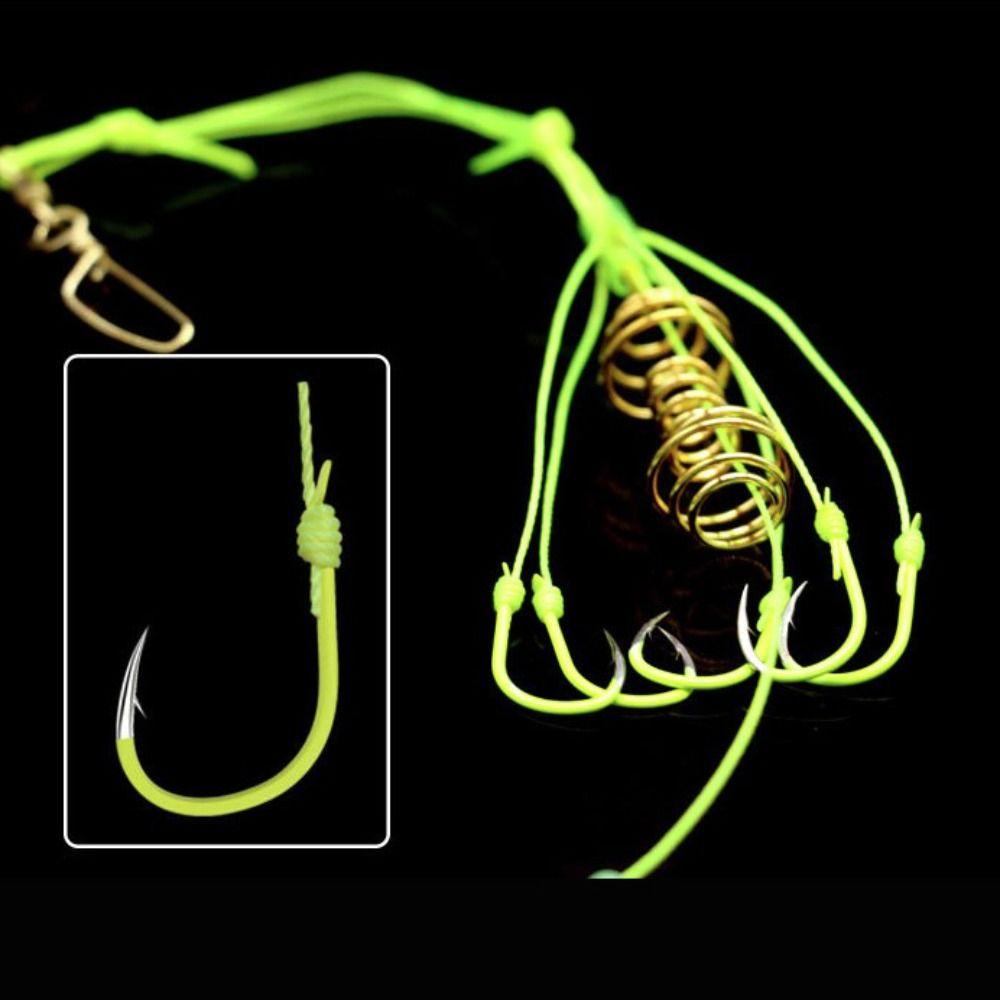 Kait Pancing Ledakan Agustina Anti Lilit Anti Ngatung End Drum Umpan Kandang Pesca Perangkap Pancing Throw Rod Hook Fishing Tackle Aksesoris Pancing Bomb Hook Springs Fishing Hook