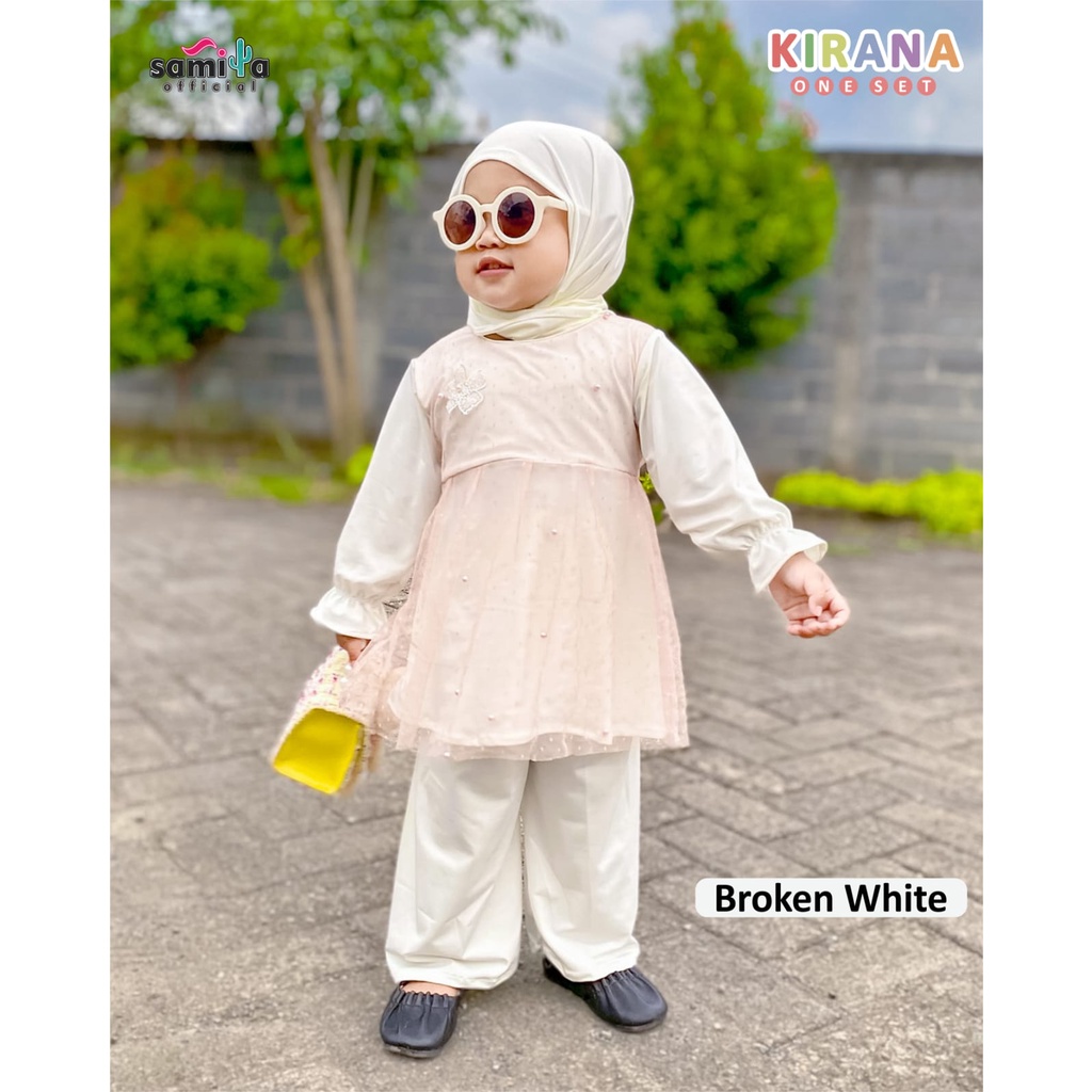 Pakaian Anak perempuan Setelan Celana 3 in 1 Samitha One Set Tunik Kulot Anak