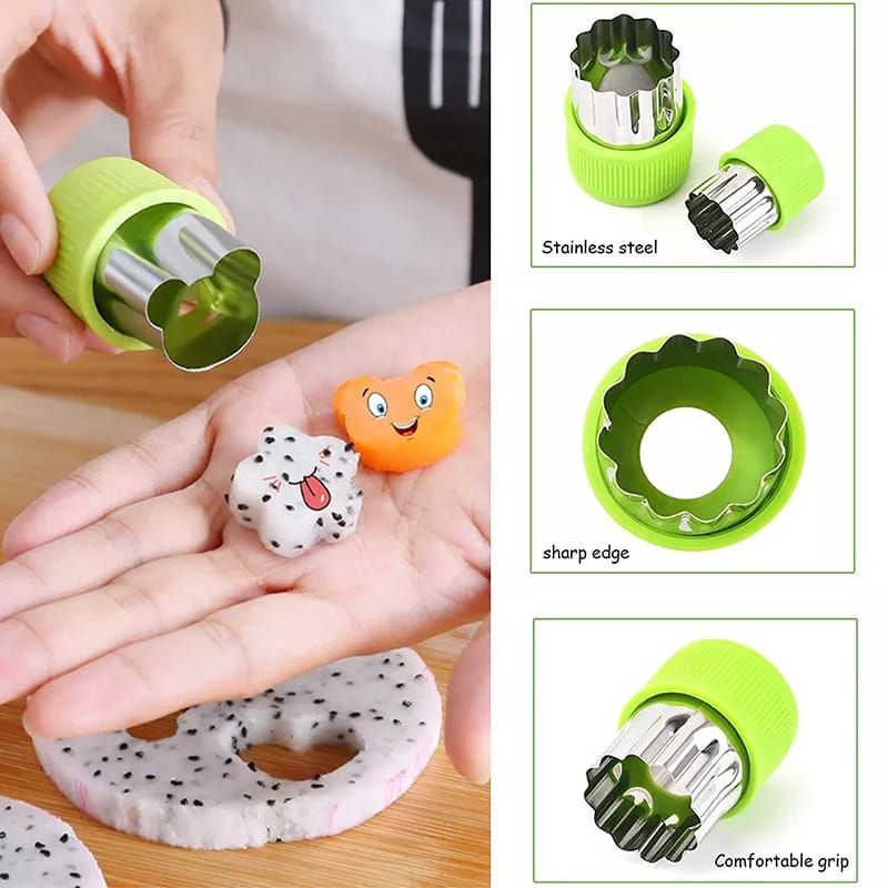 Cetakan Sayur Buah Bekal Makanan / Cetakan Kecil Sayur Buah Cake Cookies Fondant