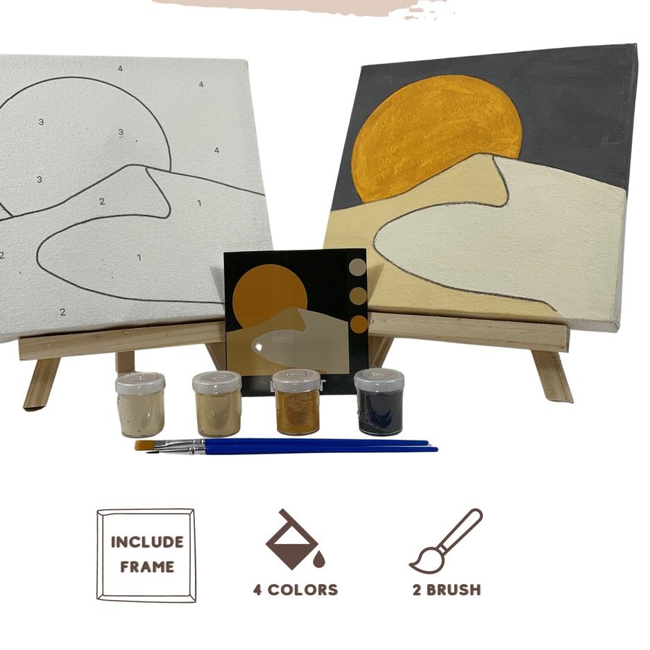 

Baru ! Paint By Number Kit DESERT - Cocoart.id I Kanvas 20 x 20 cm .. .. ..