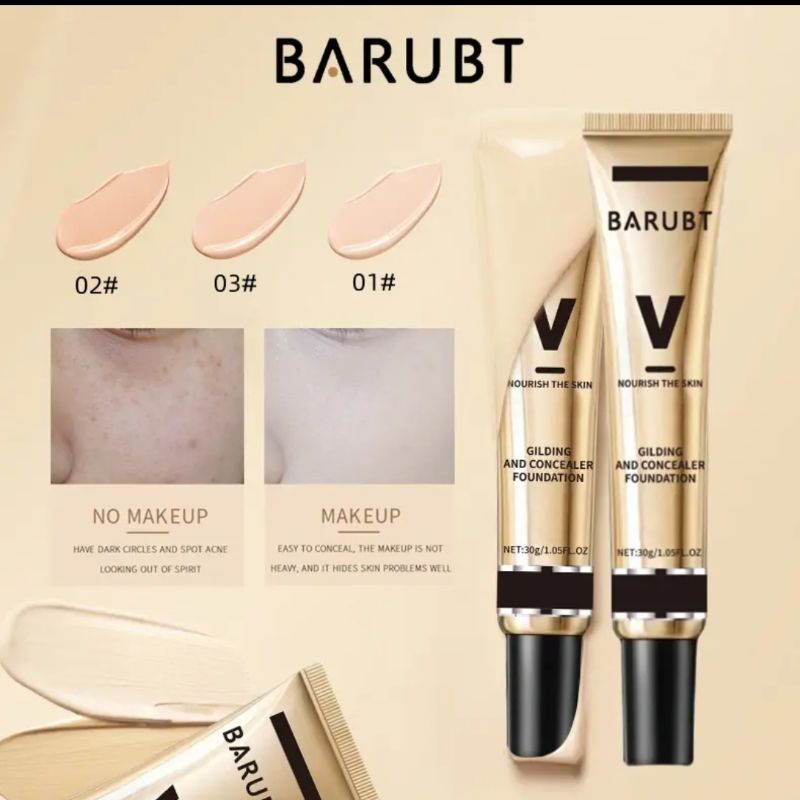 BARUBT GILDING and CONCEALER Foundation MATE