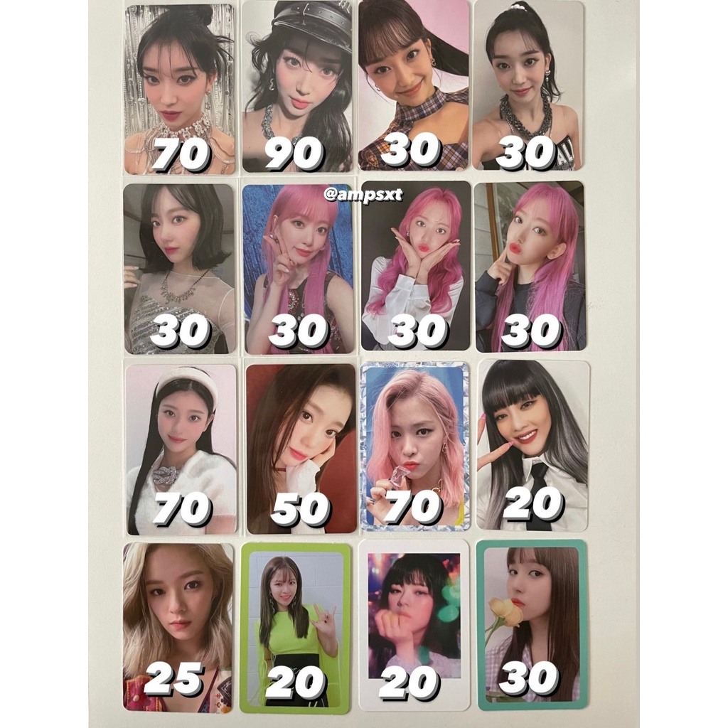 pc photocard sumin topi jewel run2u stereotype  sakura one reeler scene 1 2 3 xiaoting wd ktown firs