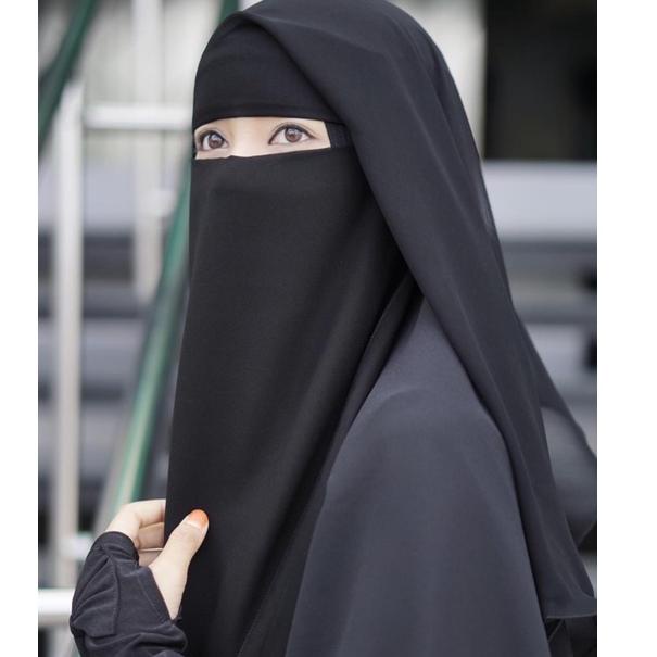 Niqab Bandana Niqab Cadar Niqab Yaman Cadar Yaman Purdah Niqob Cadar Niqob YAMAN POLOS ◦ SE.18Oc22ᵂ