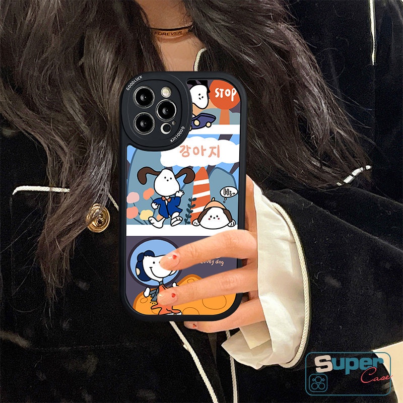 Soft Case TPU Motif Snoopy Untuk iPhone 11 12 13 Pro MAX XR 6 6s 7 8 Plus 7plus 8plus X XS MAX SE 2020