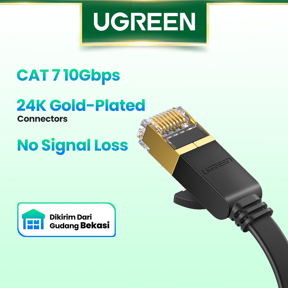 【Stok Produk di Indonesia】Ugreen Kabel Lan Ethernet Cat7 UTP RJ45 Panjang 3M