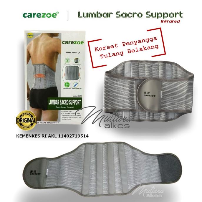 Korset Saraf Kejepit / Penyangga Pinggang / Lumbar Sacro Carezoe