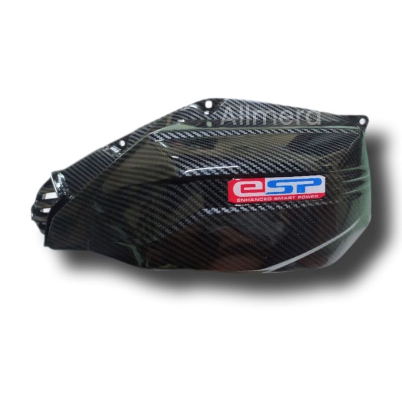 TUTUP BOX FILTER VARIO 150 NEW CARBON HITAM
