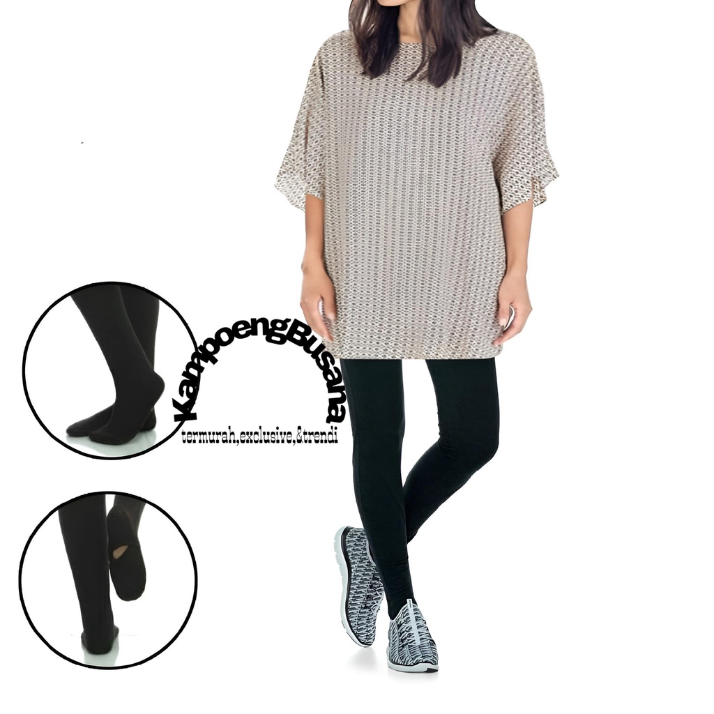 Celana Legging Wudhu Polos Wanita