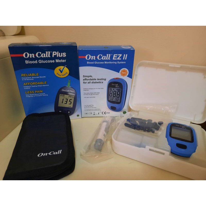 Alat Cek Gula Darah On Call Plus / Alat Tes Gula Darah Oncall Plus On Call EZ II Alat Ukur Gula Dara