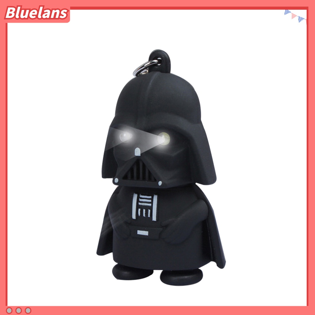 Gantungan Kunci Star Wars Darth Vader Dengan Lampu LED Dan Suara Untuk Dekorasi Tas