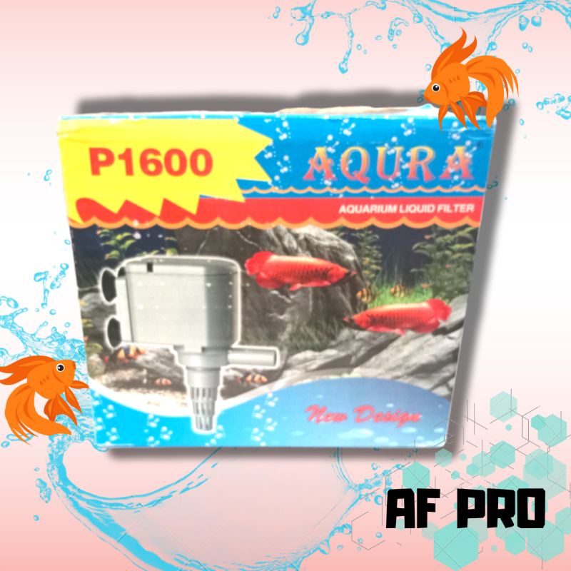 Promo murah pompa aquarium hidroponik AQURA P1600