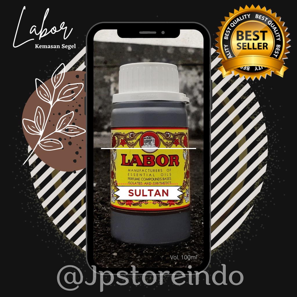 Parfum MURNI 100ml SEGEL SULTAN  inspired by SULTAN // L@BOR PRODUCTS // BIBIT PARFUM MURNI // MINYA