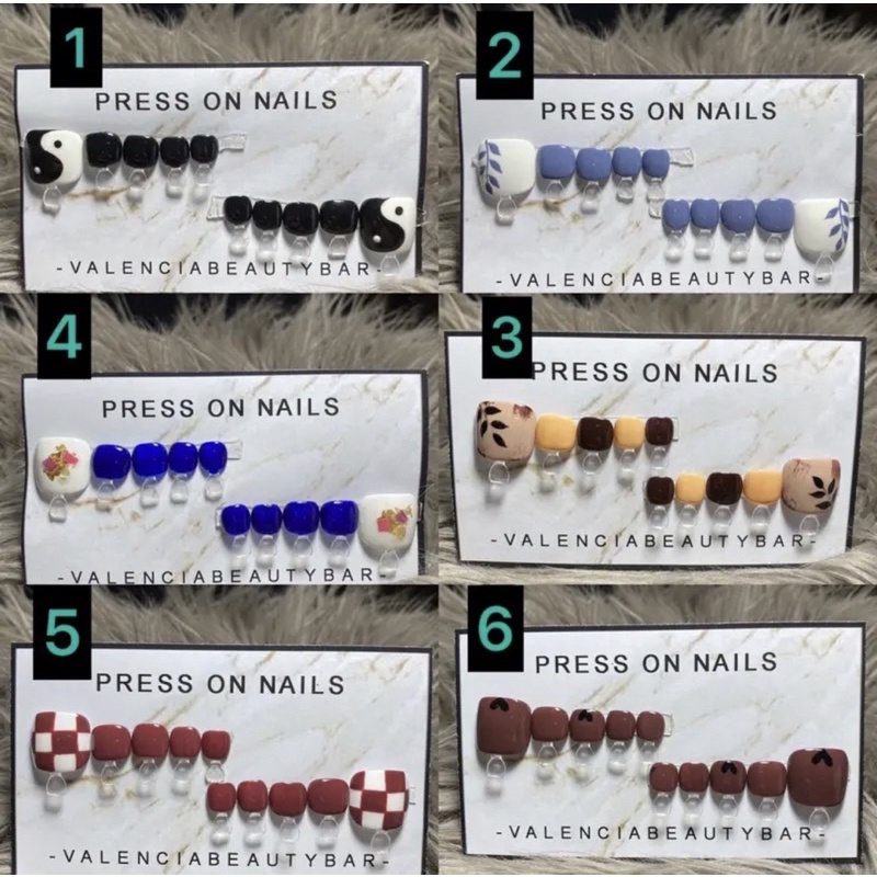 PRESS ON NAILS KAKI