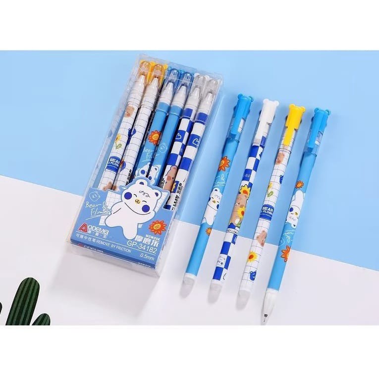 

(Takin) Pulpen / Pena Bisa Di Hapus Motif Karakter Lucu