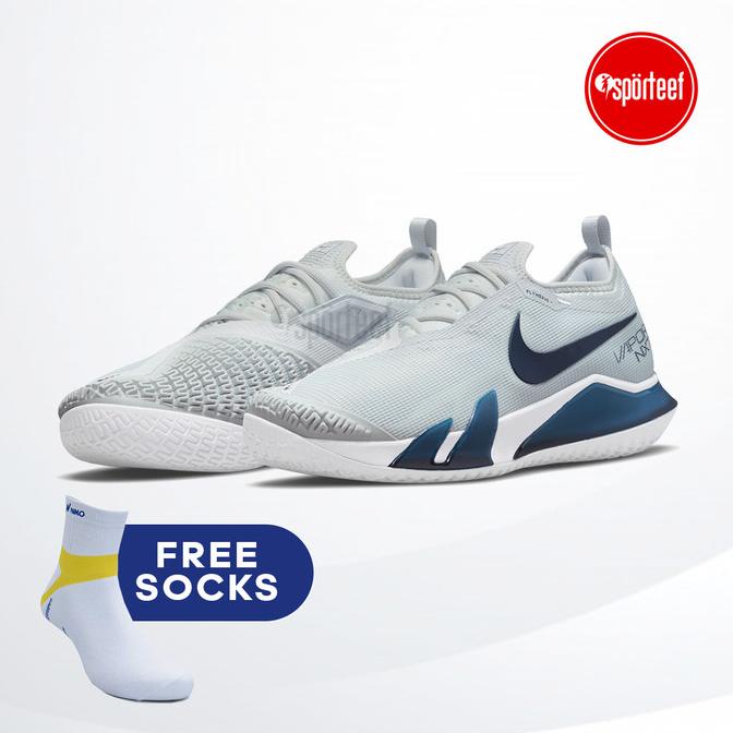 Nike Court Air Zoom Vpr Pro HC Grey Tennis / Sepatu Tenis Original