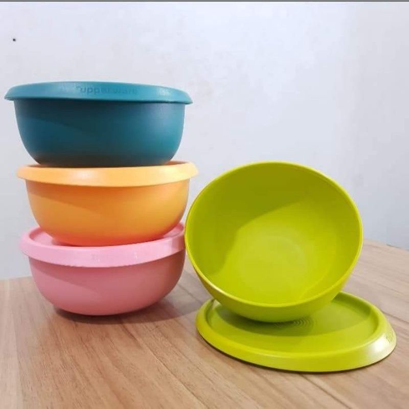 mangkuk vivid bowl tuperware set 4 pcs