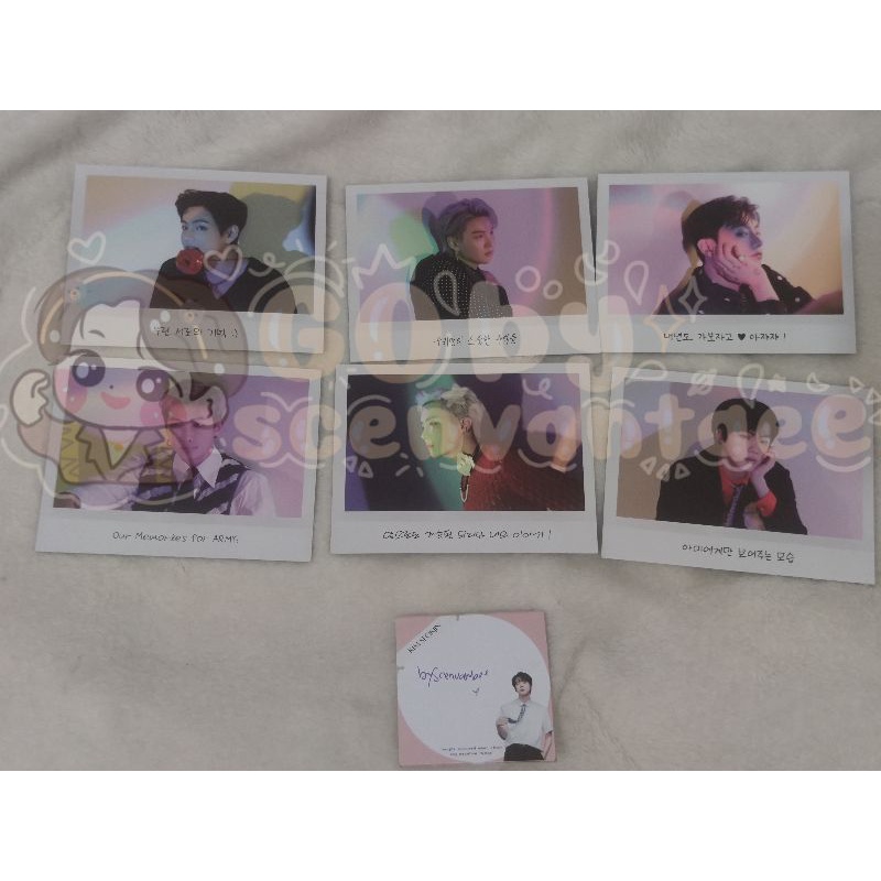 Instant Photo Memories 2021 Blu-ray RM, Jin, Suga J-Hope, Taehyung Jungkook