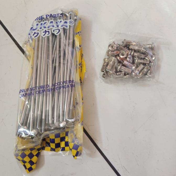 Jari Jari / Spoke Ruji Sepeda 16 / 14 Besar 10G X 120 Mm Ruji Tebal