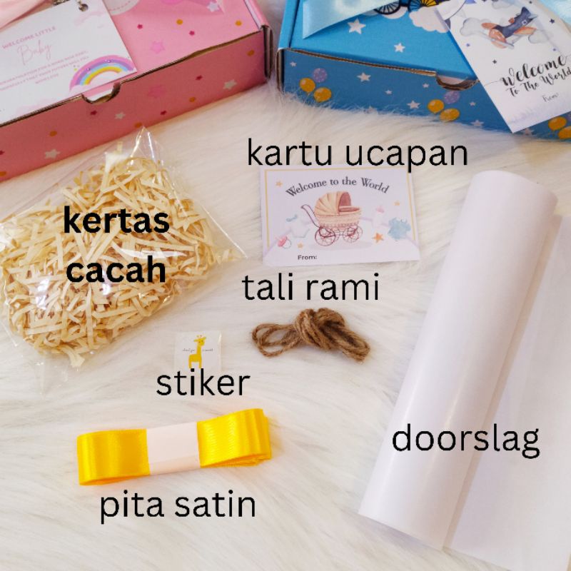 Box hampers kado/Dus Parcel kelahiran bayi/Box parsel