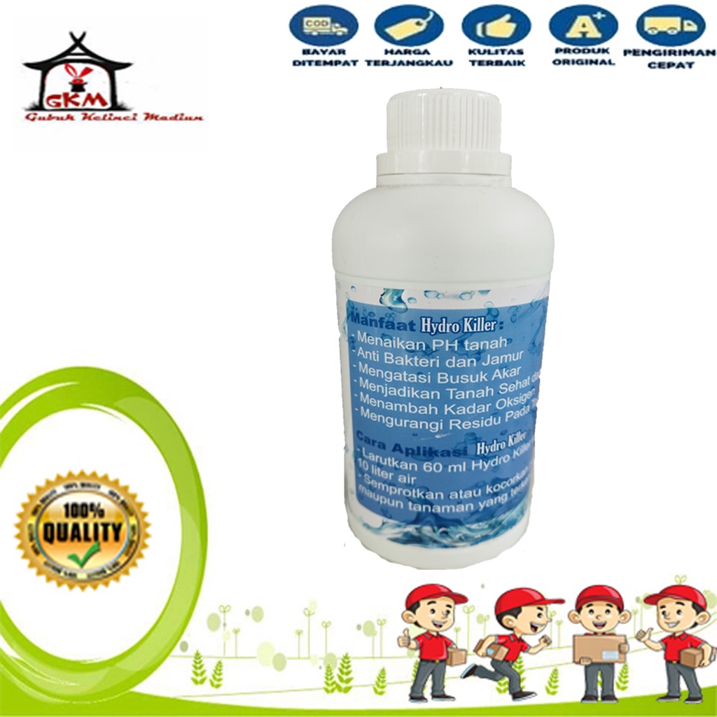 Hydro Killer Mengandung Hidrogen Peroxyde H2o2 50% 500ml GKMFarm