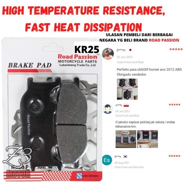 Kampas Rem Yamaha XJ900 XJ 900S XJ900S XJ 900 S 900 1995-2003-1p front