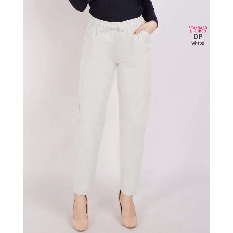 ARENA - Celana wanita STANDARD &amp; JUMBO / BIG SIZE DRAWSTRING PANTS BASIC