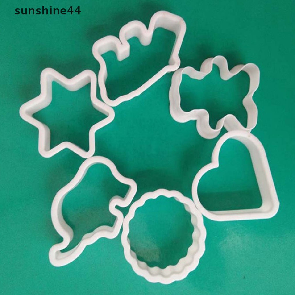 Sunshine 6Pcs Cetakan Pemotong Adonan Kue Fondant Untuk Baking